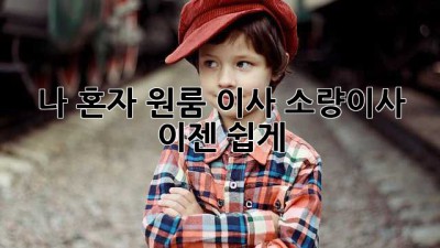 나 혼자 원룸 이사? 소량이사, 이젠 쉽게!